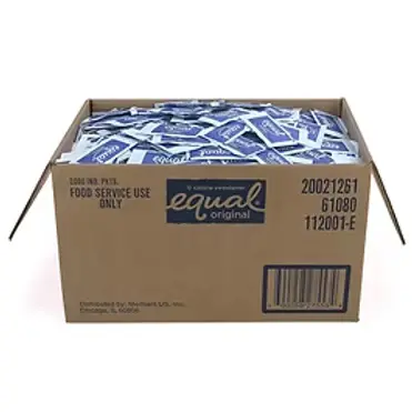 EQUAL 0 Calorie Sweetener, Aspartame Sugar Substitute, Zero Calorie Sugar Free Sweetener Packets
