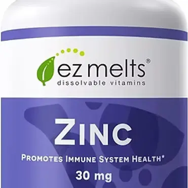 EZ Melts Dissolvable Zinc Supplement 30 mg
