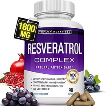 Resveratrol Supplement 1800 mg Antioxidant Complex