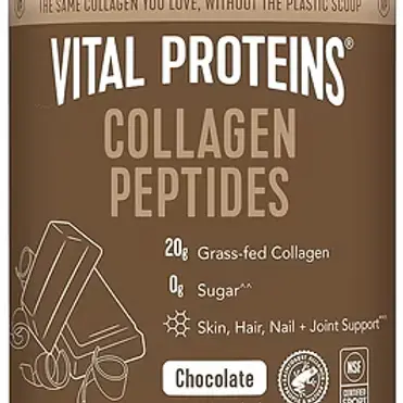 Vital Proteins Collagen Peptides Powder, Promotes Hair, Nail, Skin, Bone and Joint Health, Chocolate