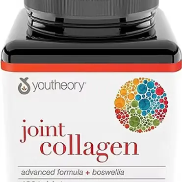 Youtheory Joint Collagen Pills Advanced with Boswellia Extract, Joint Support Supplement