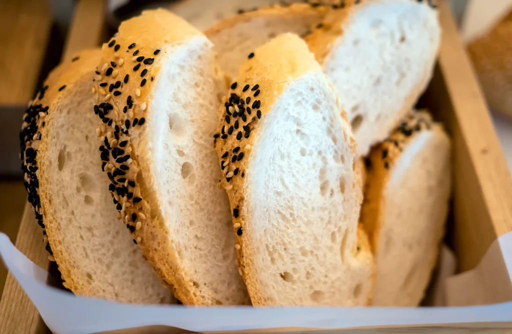 Bread, white, commercially prepared
