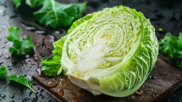 Cabbage, green, raw