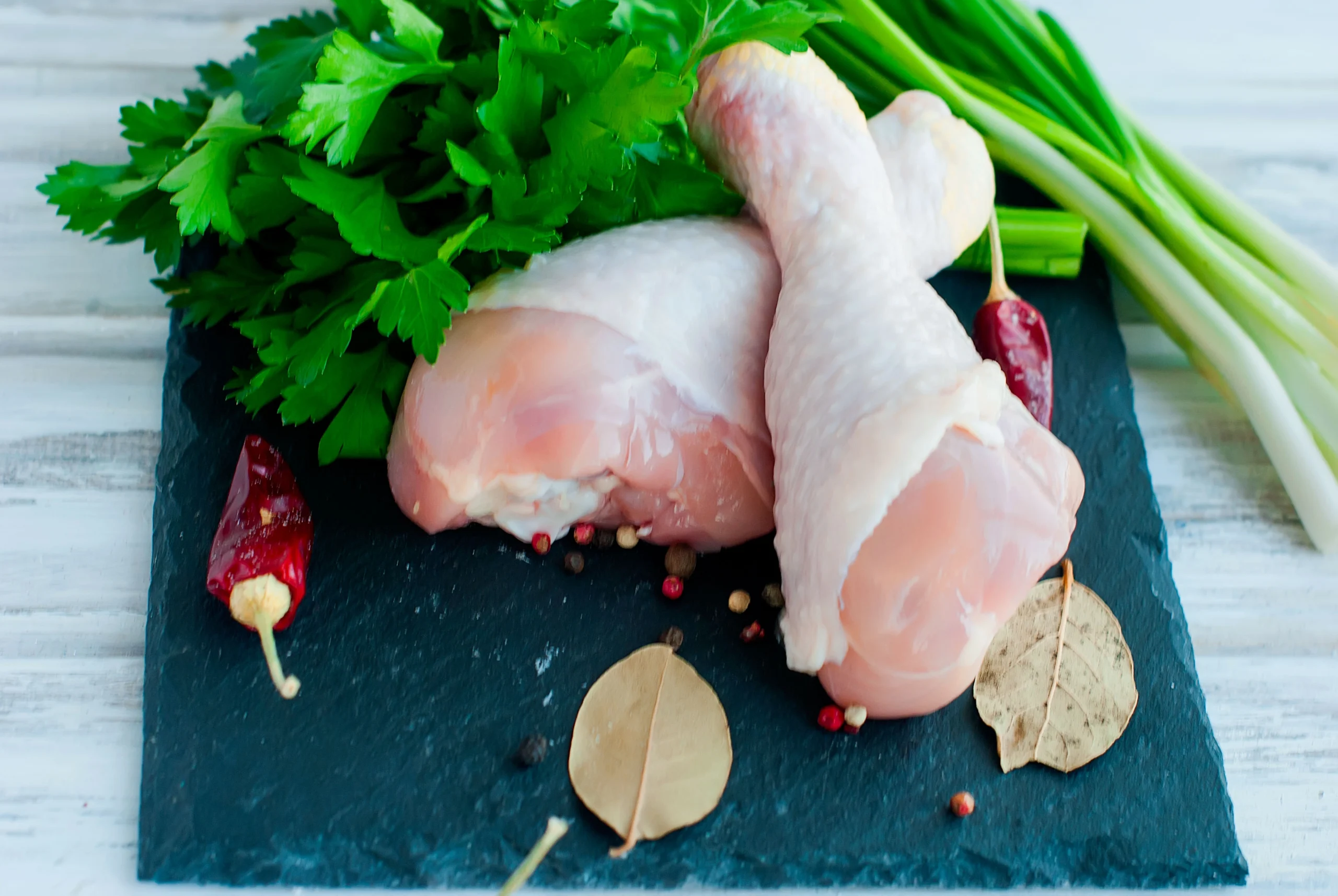 Chicken, thigh, boneless, skinless, raw