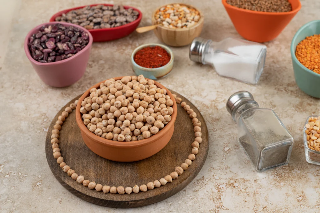 Chickpeas, (garbanzo beans, bengal gram), dry