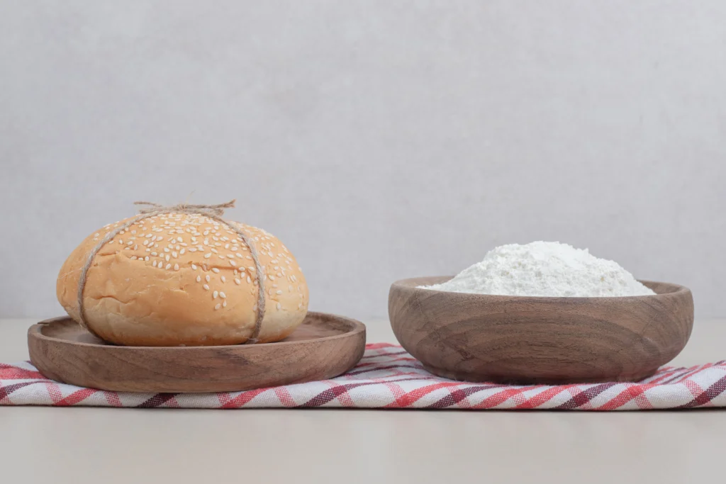 Flour, bread, white, enriched, unbleached