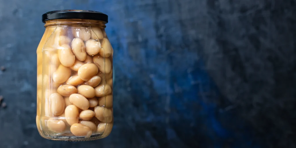 Phytonutrients Beans, navy, canned, sodium added, drained and rinsed