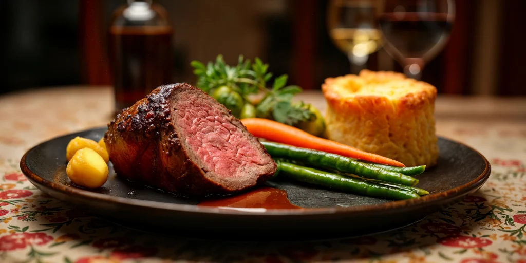 Phytonutrients Beef, loin, tenderloin roast, separable lean only, boneless, trimmed to 0 fat, select, cooked, roasted