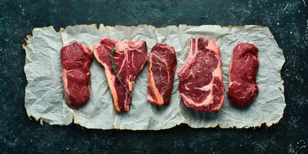 Phytonutrients Beef, ribeye, steak, boneless, choice, raw