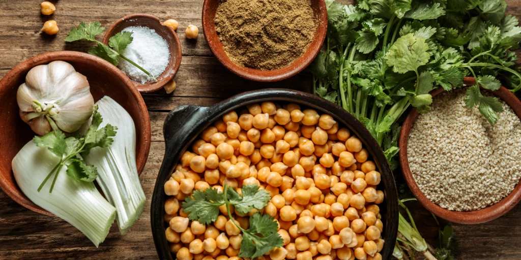 Phytonutrients Chickpeas (garbanzo beans, bengal gram), canned, sodium added, drained, and rinsed