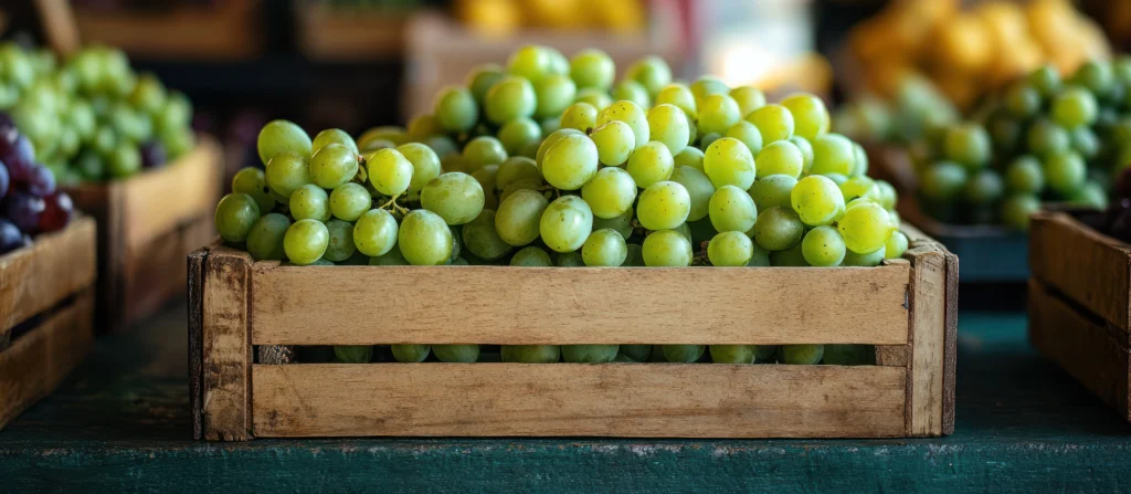 Phytonutrients Grapes, green, seedless, raw