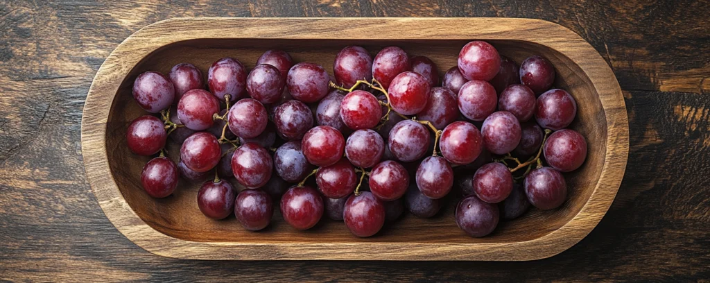 Phytonutrients Grapes, red, seedless, raw