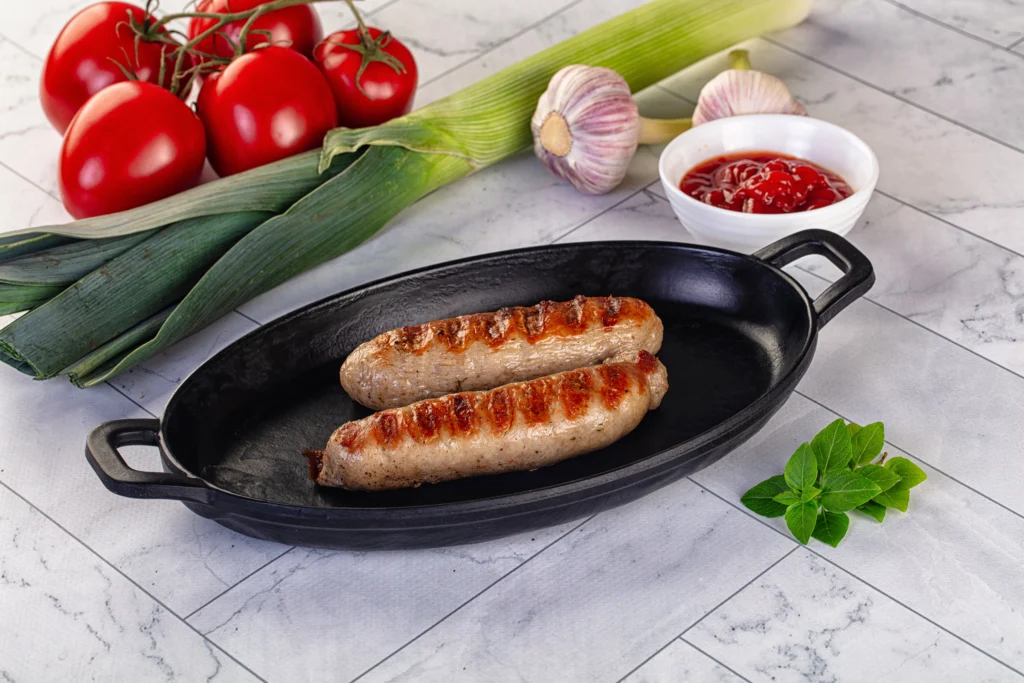 Sausage, pork, chorizo, link or ground, cooked, pan-fried