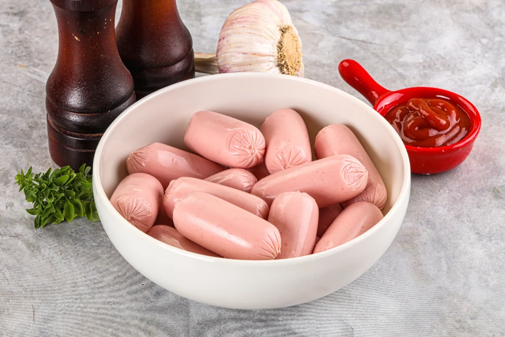 Sausage, turkey, breakfast links, mild, raw