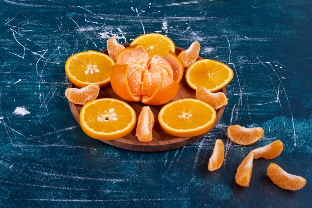 Oranges, raw, navels
