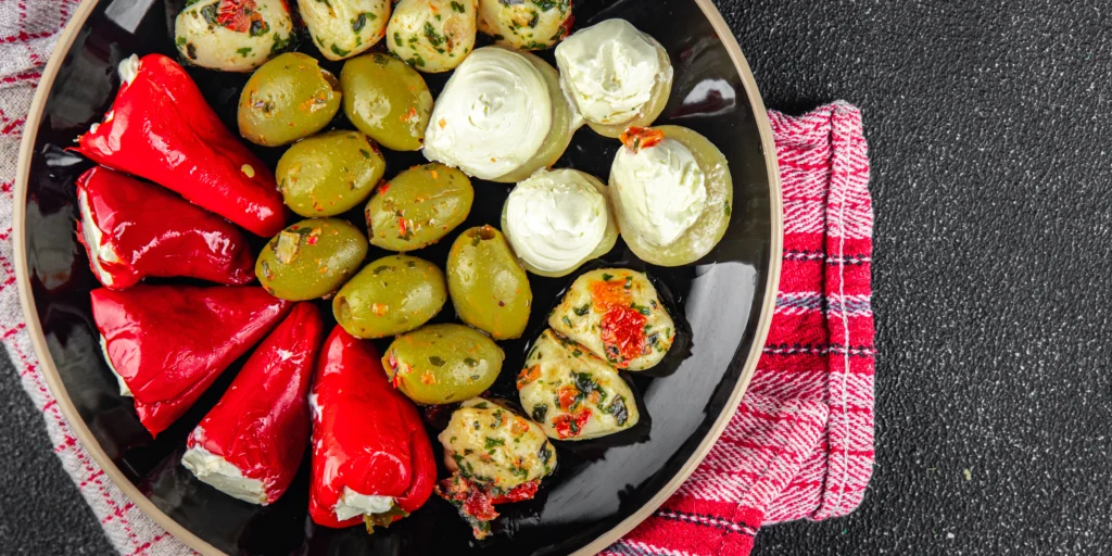 Phytonutrients Olives, green, Manzanilla, stuffed with pimiento