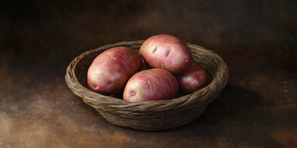 Phytonutrients Potatoes, red, without skin, raw